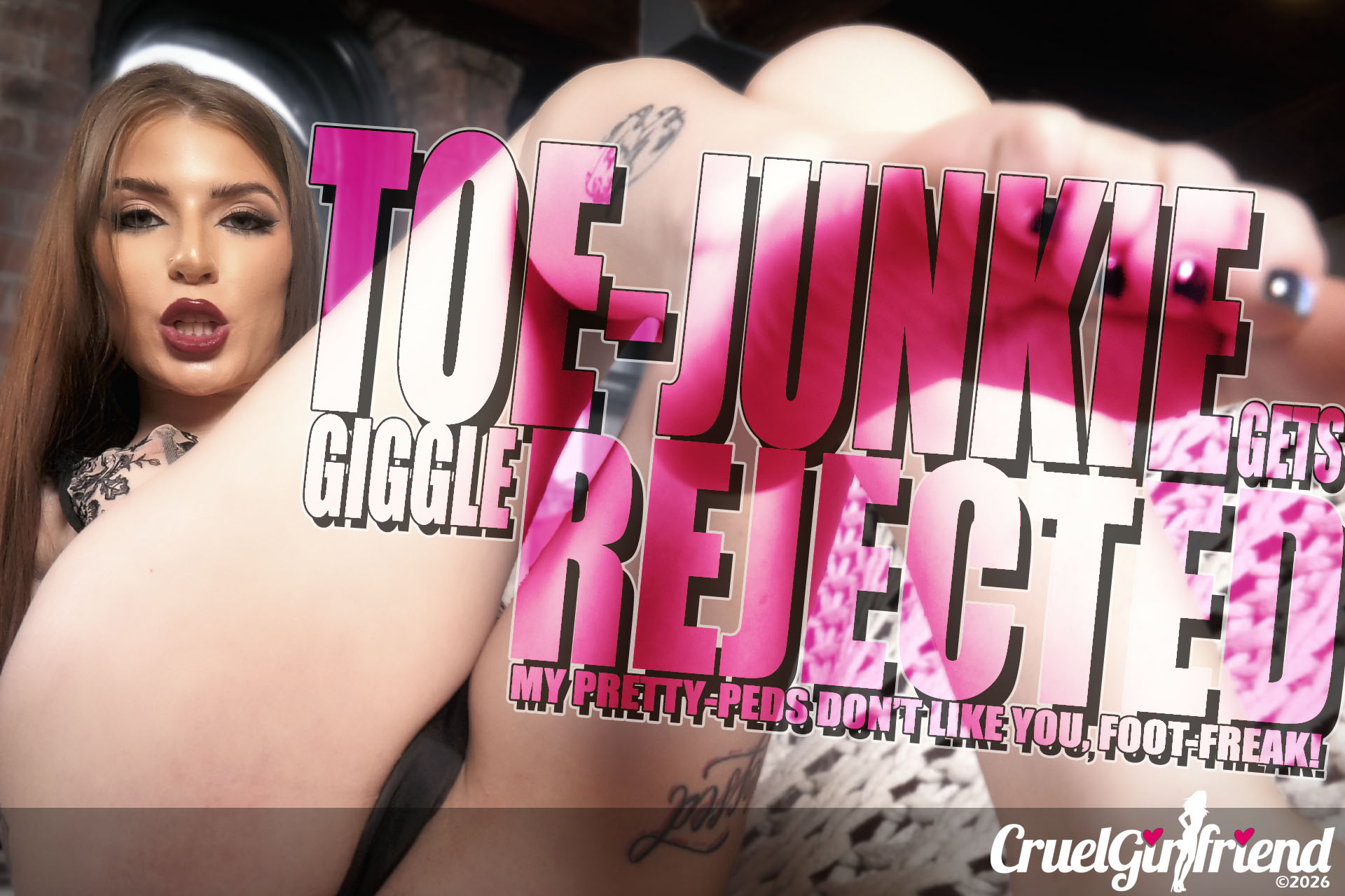 Toe-Junkie Gets Giggle-Rejected