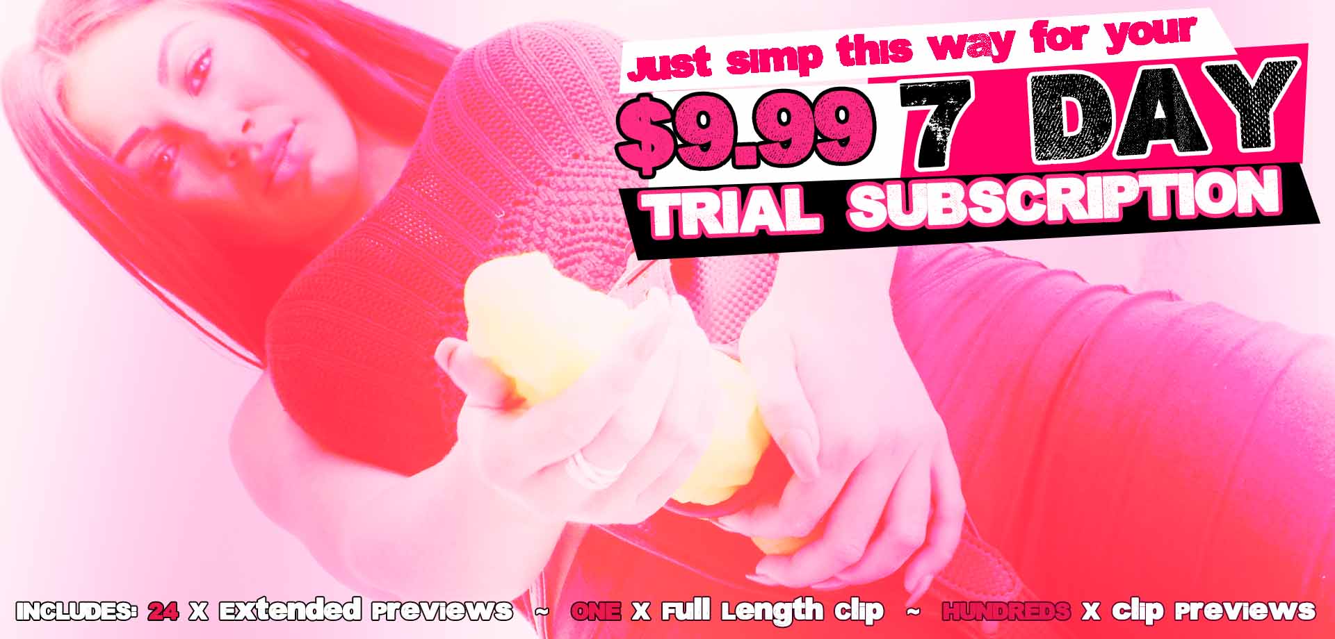 Sign-up To The CruelGirlfriend 7-Day Trial Subscription